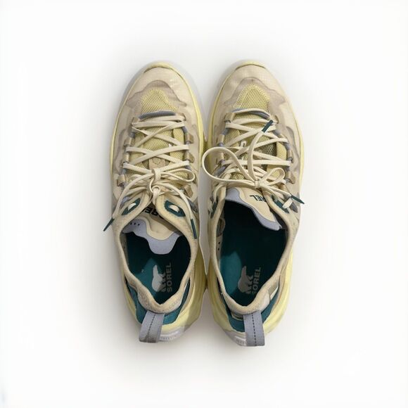 Sorel Kinetic Breakthru Tech Lace Women’s Sneakers Salt Size 9.5 - Picture 11 of 13